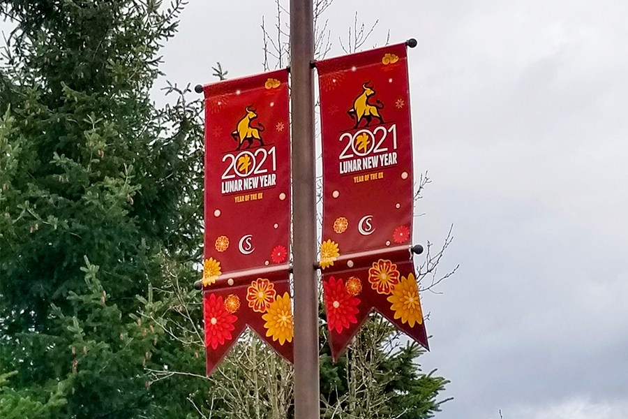 Snoqualmie Casino Promotional Pole Banners